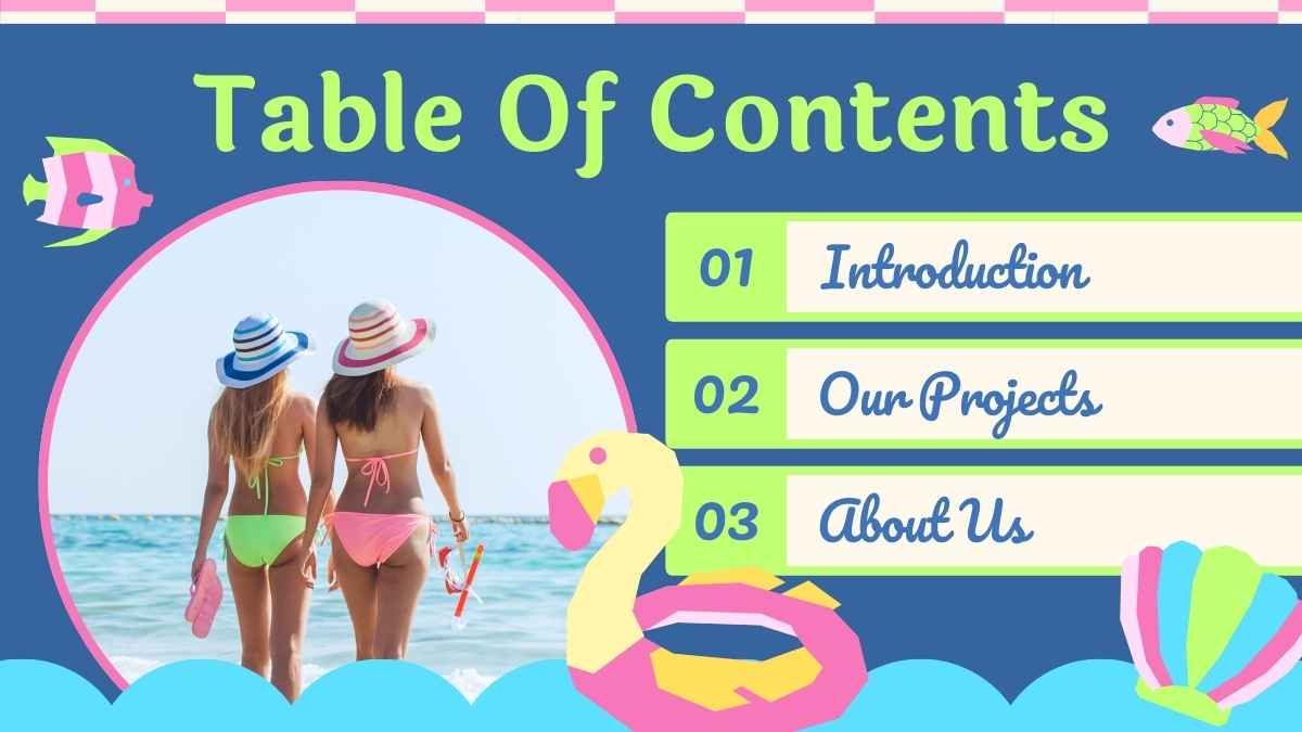 Cute Summer Tropical Minitheme Slides - slide 2