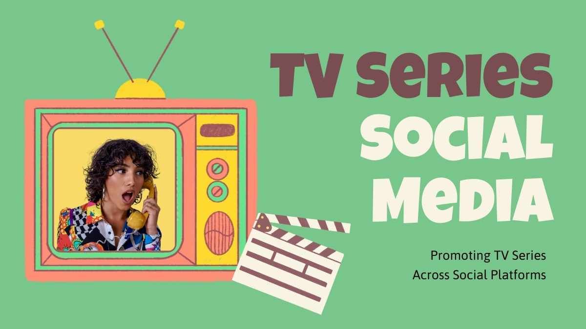 Cute TV Series Social Media - diapositiva 2