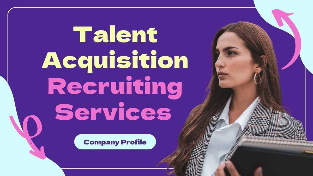 Cute Talent Acquisition & Recruiting Services Company Profile - diapositiva 2