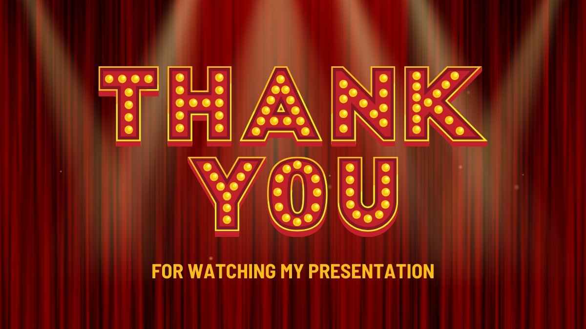 Cute Thank You For Watching My Presentation Slides - slide 3