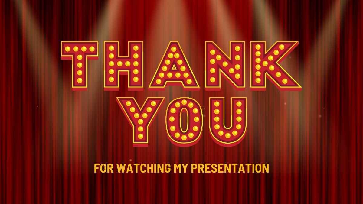 Cute Thank You For Watching My Presentation Slides - diapositiva 3