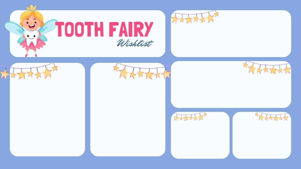 Cute Tooth Fairy Wish List for Kids - diapositiva 12