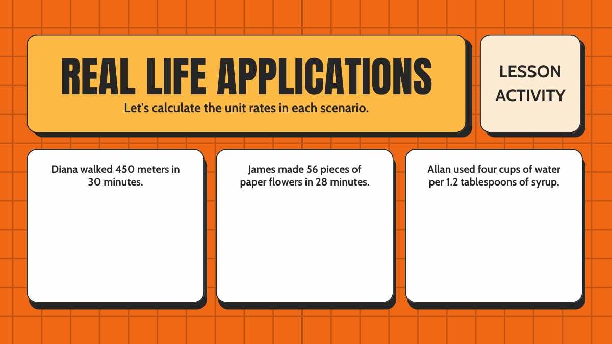 Cute Unit Rates and Proportional Relationships Lesson for High School - slide 11