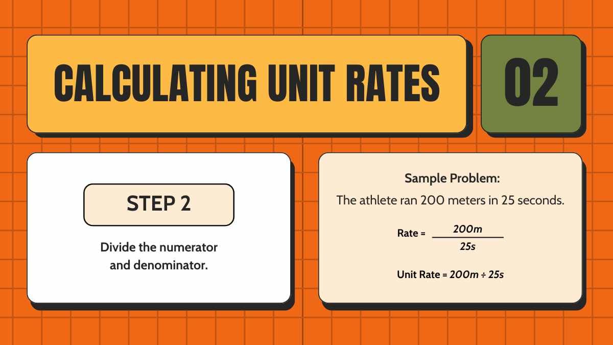 Cute Unit Rates and Proportional Relationships Lesson for High School - slide 8