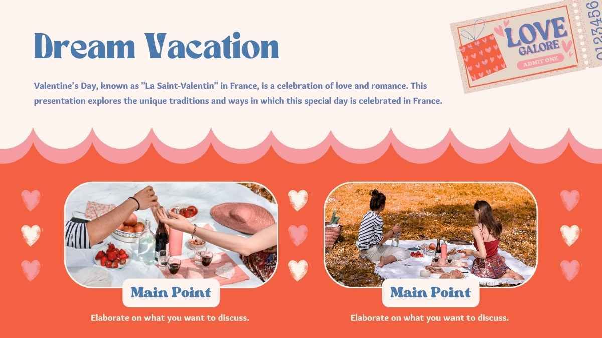 Cute Valentine's Day in France Slides - diapositiva 5