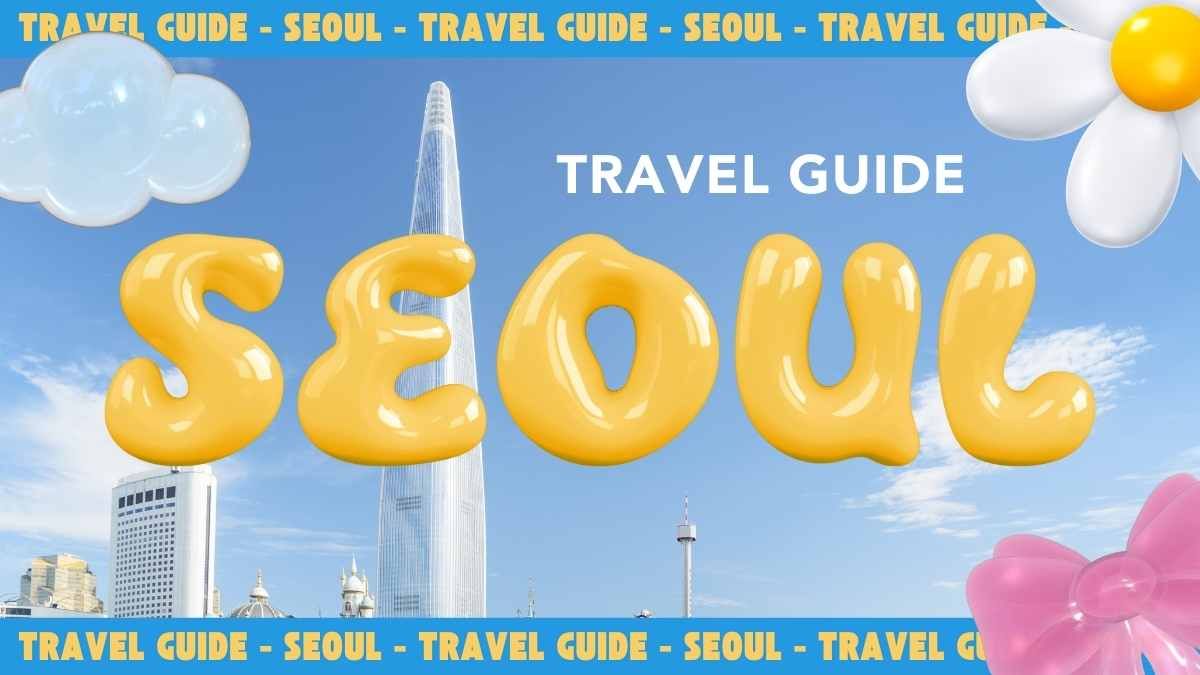 Cute Y2K Travel Guide: Seoul - diapositiva 1