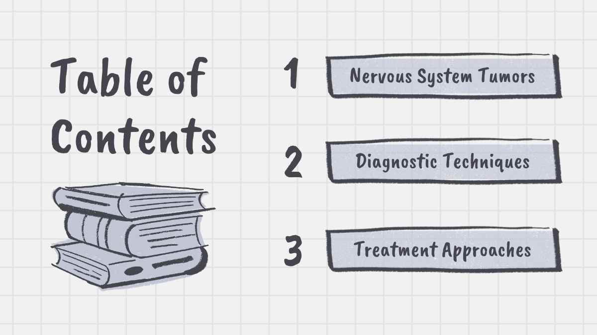 Cute illustrated Tumors of Nervous System Slides - slide 3