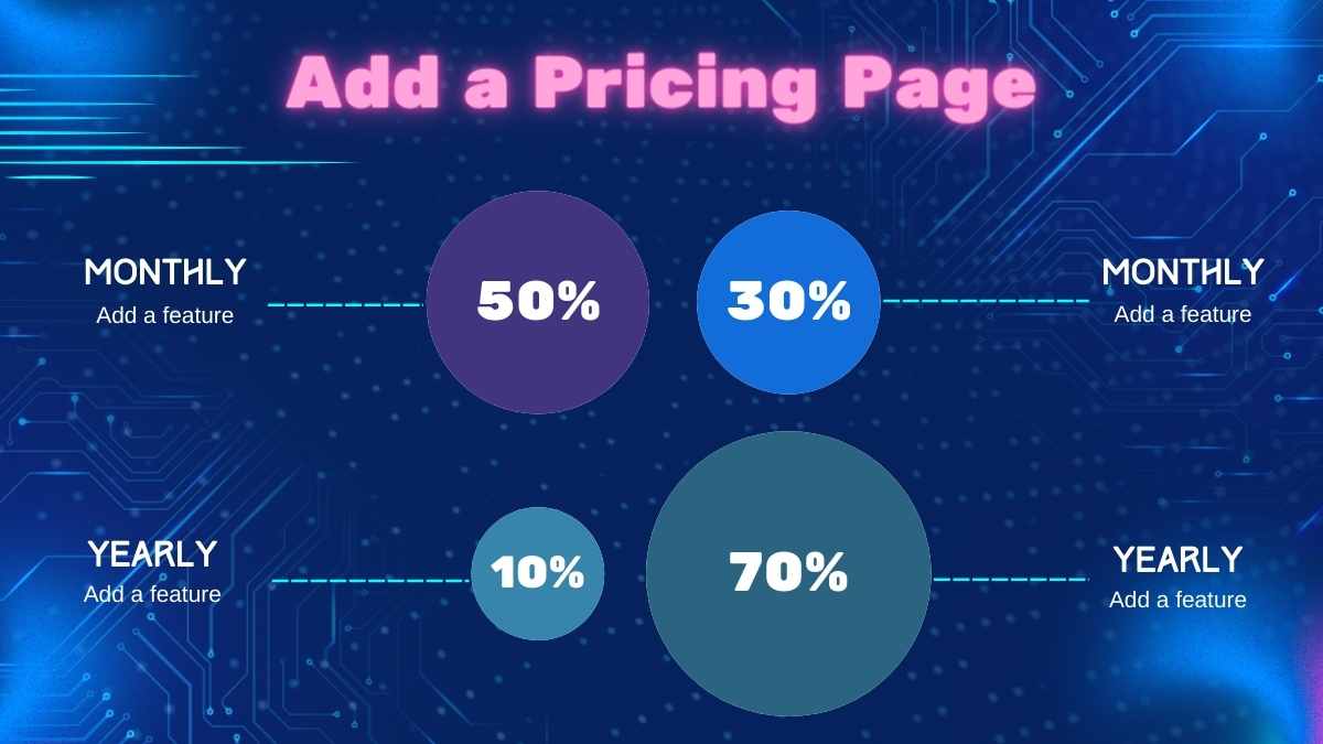 Cyberpunk Background Infographics - slide 14