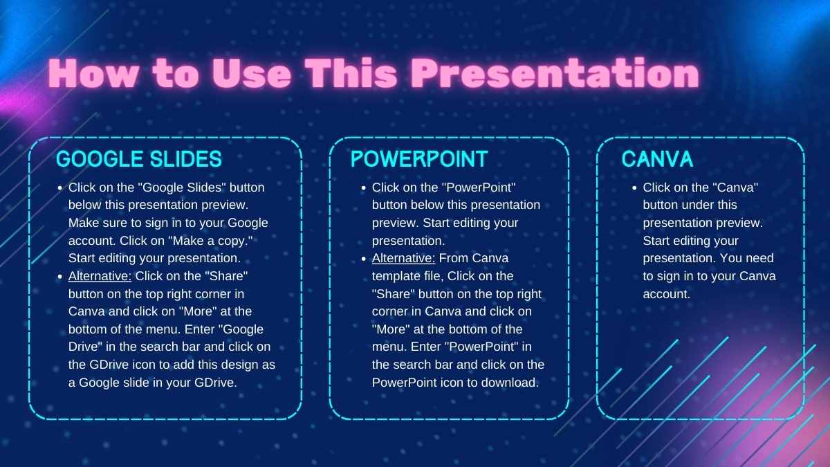 Cyberpunk Background Infographics - slide 2