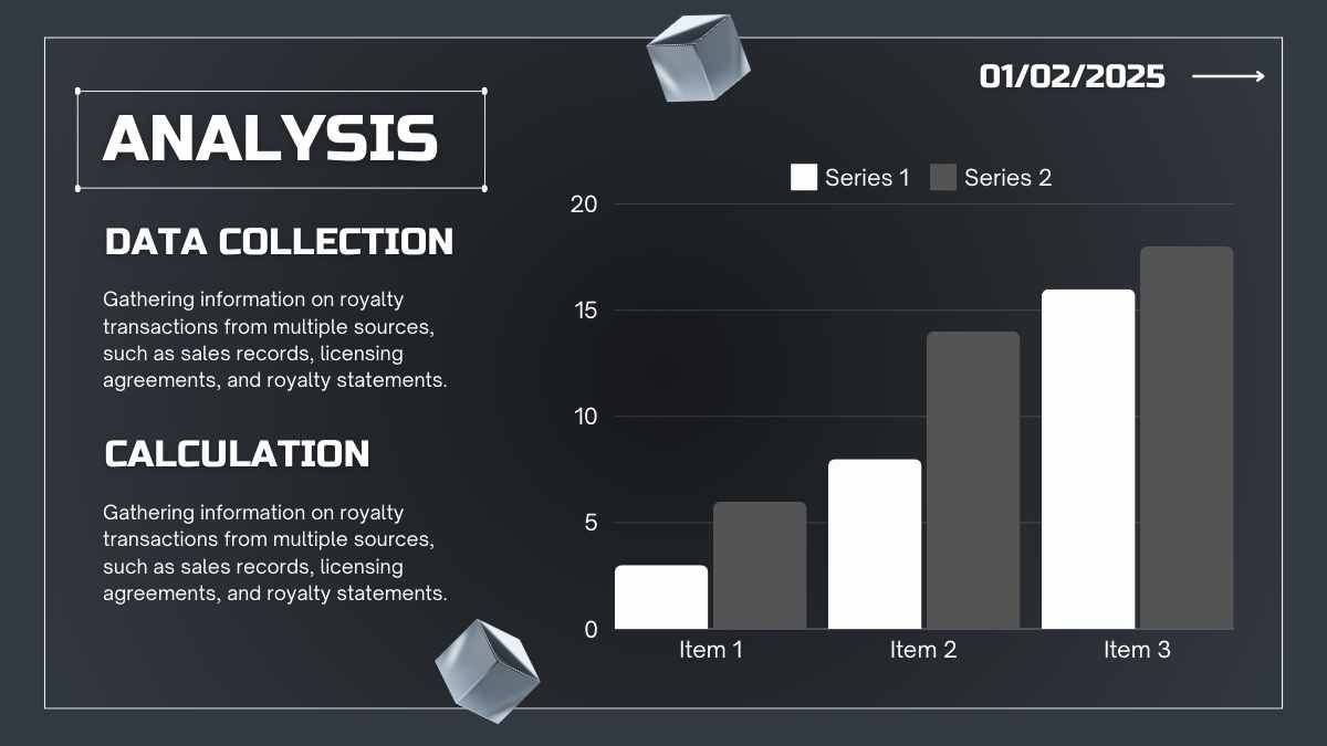 Dark 3D Year-End Accounting Checklist - diapositiva 11