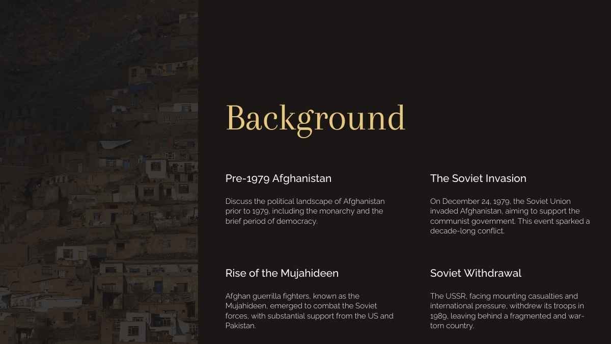 Dark Afghanistan War Slides - slide 5