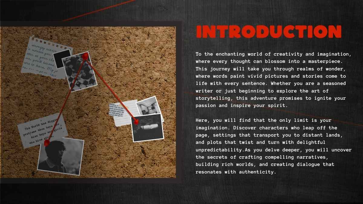 Dark Crime Timeline Slides - slide 3