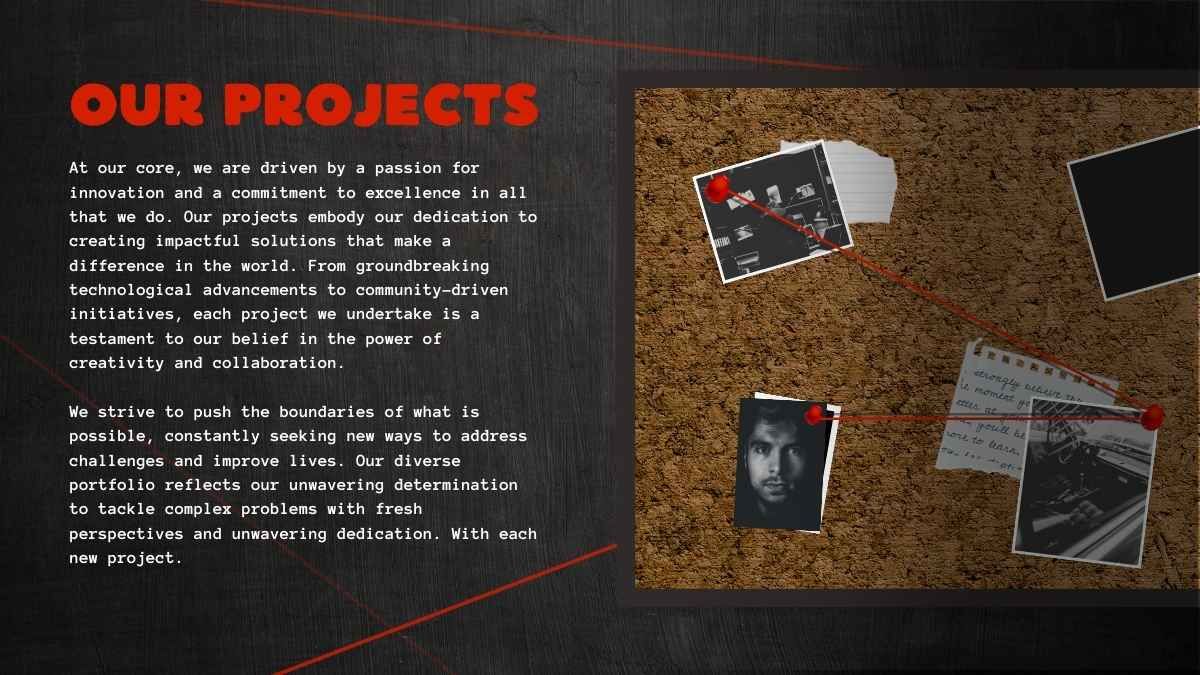 Dark Crime Timeline Slides - slide 7