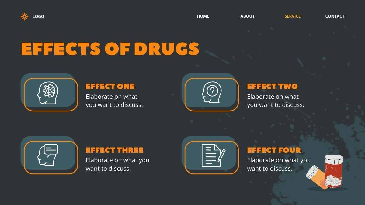 Dark Drugs Background Slides - diapositiva 8