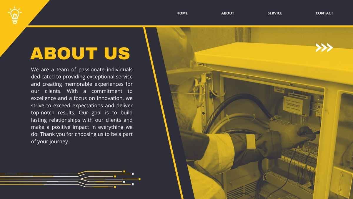 Dark Electrical Industry Company Profile - diapositiva 13