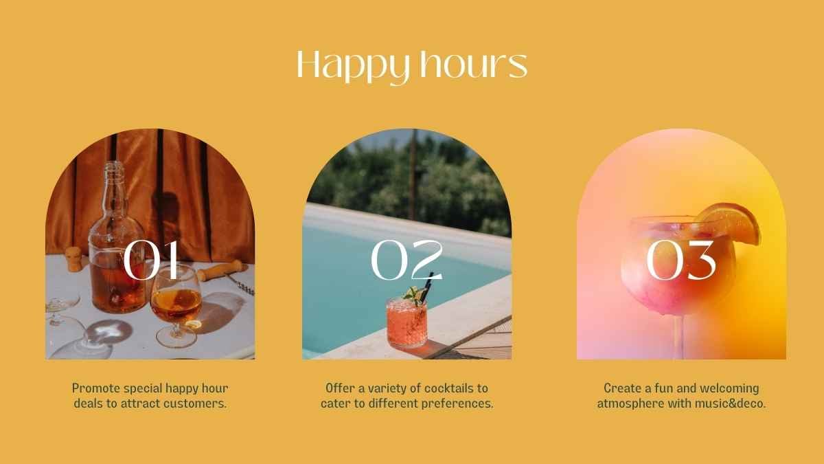 Elegant Cocktail Bar Marketing Slides - slide 12