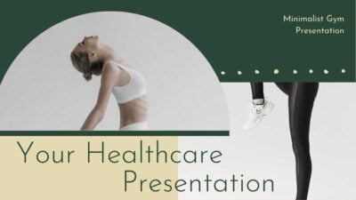 Slides Carnival Google Slides and PowerPoint Template Dark Green and Yellow Minimalist Modern Workout Presentation 1