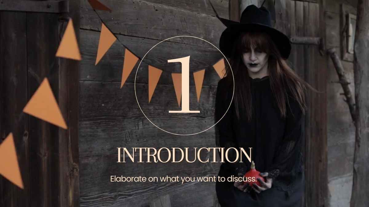 Plantillas Estéticas de Academia de Brujas para un Halloween Oscuro - diapositiva 4