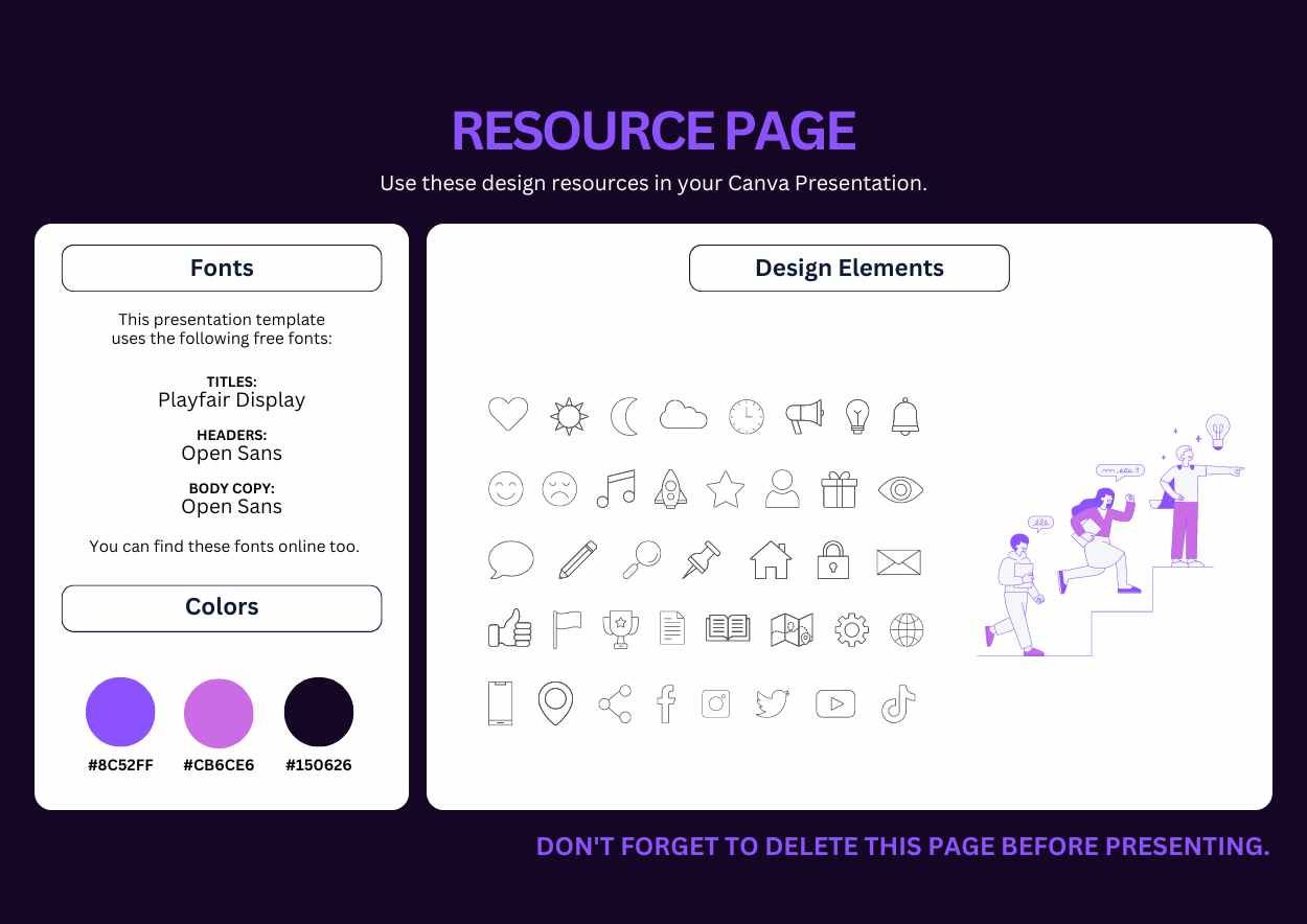 Dark Illustrated HR Scorecard Infographic - slide 2