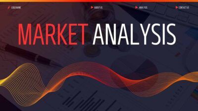 Slides Carnival Google Slides and PowerPoint Template Dark Market Analysis Slides 1