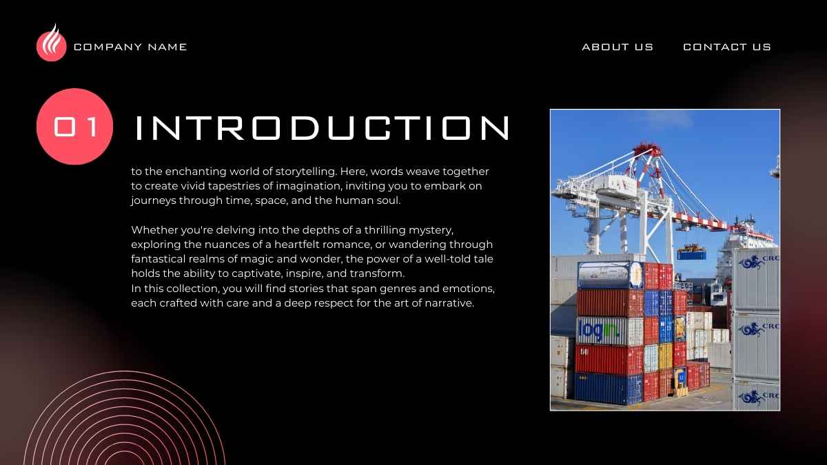 Dark Minimal International Trade Business Plan - slide 3