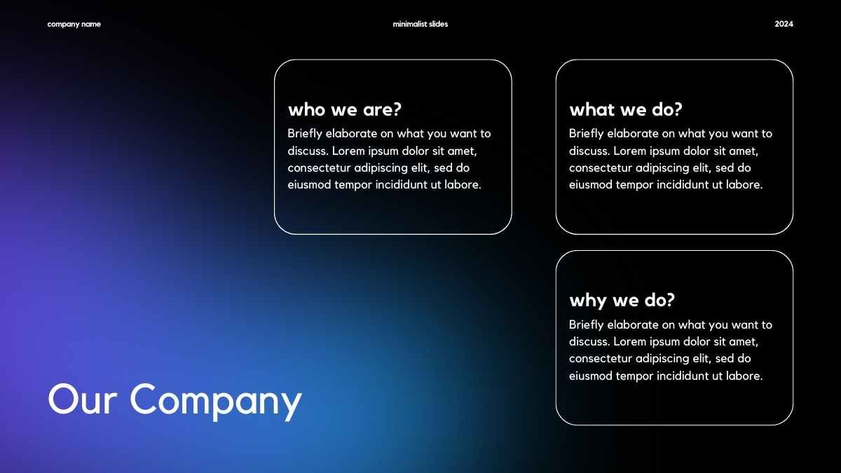 Dark Minimalist Business Background Slides - diapositiva 5