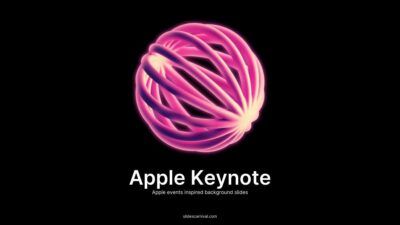 Dark Modern Apple Event Keynote Slides