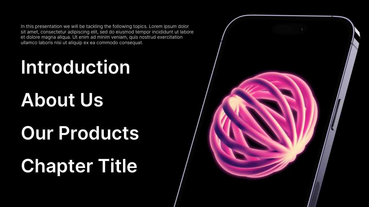 Dark Modern Apple Event Keynote Slides - slide 2