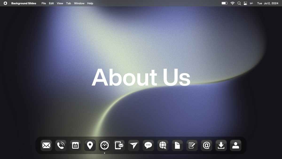 Dark Modern Apple Macbook UI Background Slides - diapositiva 7