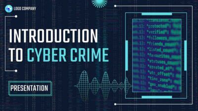 Slides Carnival Google Slides and PowerPoint Template Dark Neon Introduction to Cyber Crime Slides 1