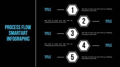 Process Flow SmartArt Infographic