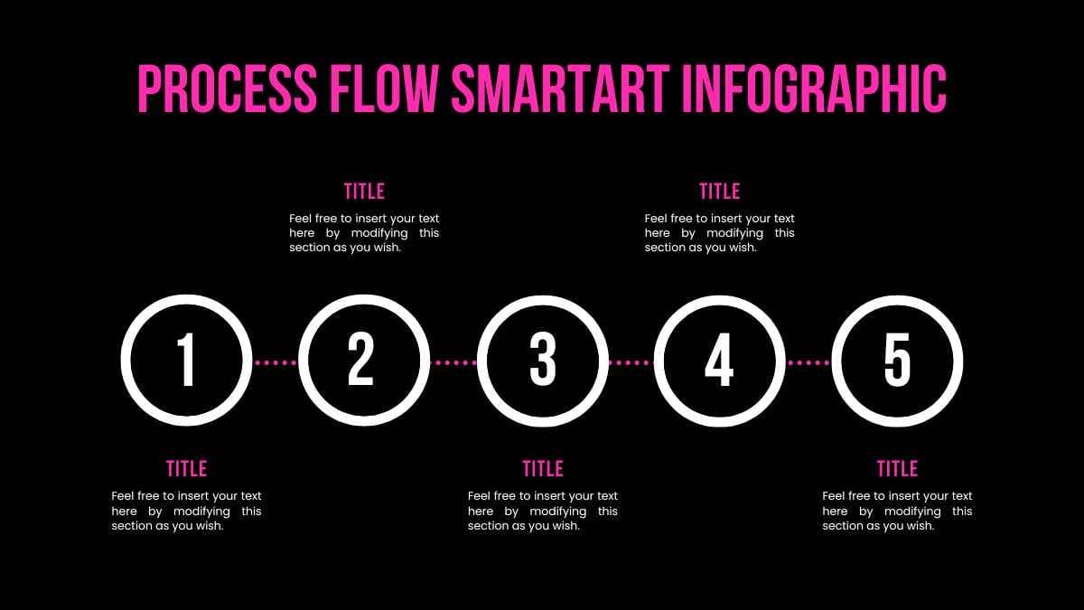 Process Flow SmartArt Infographic - slide 2