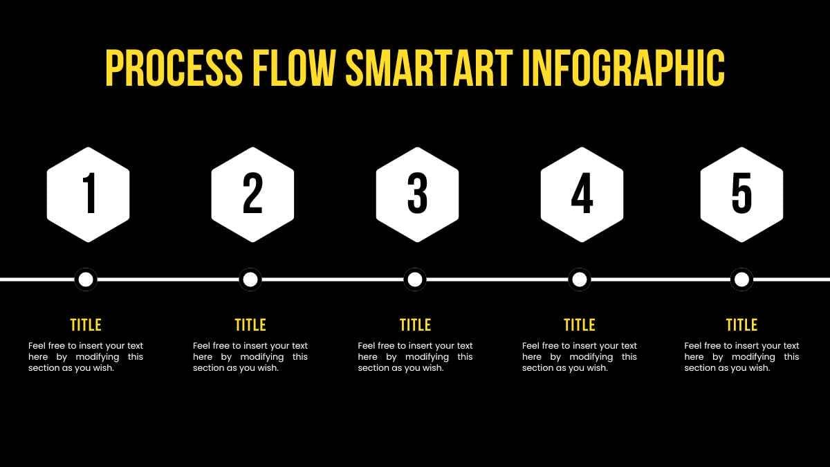 Process Flow SmartArt Infographic - slide 4