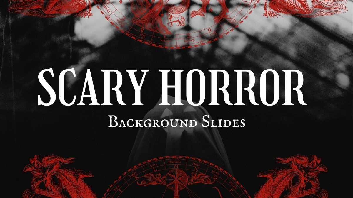 Dark Scary Horror Background Slides - slide 1