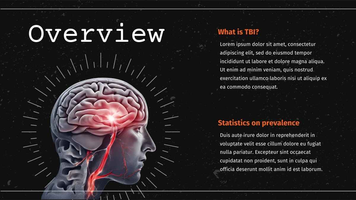 Dark Simple Traumatic Brain Injury Slides - slide 4