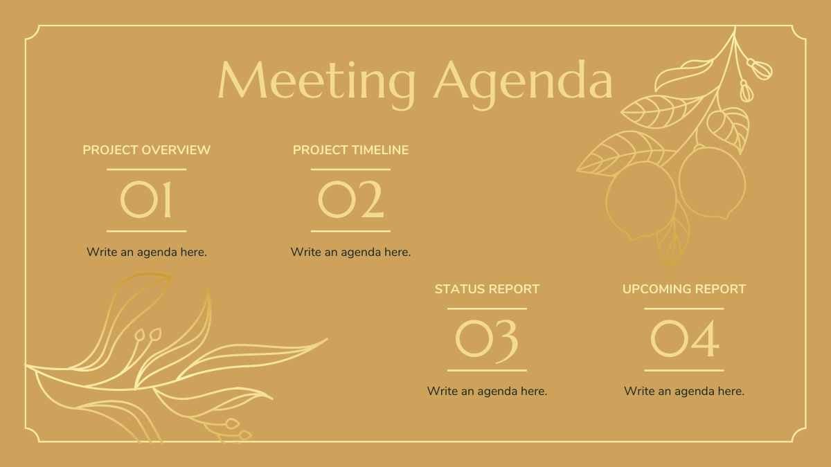 Luxury Hotel Management Meeting Agenda Slides - slide 3