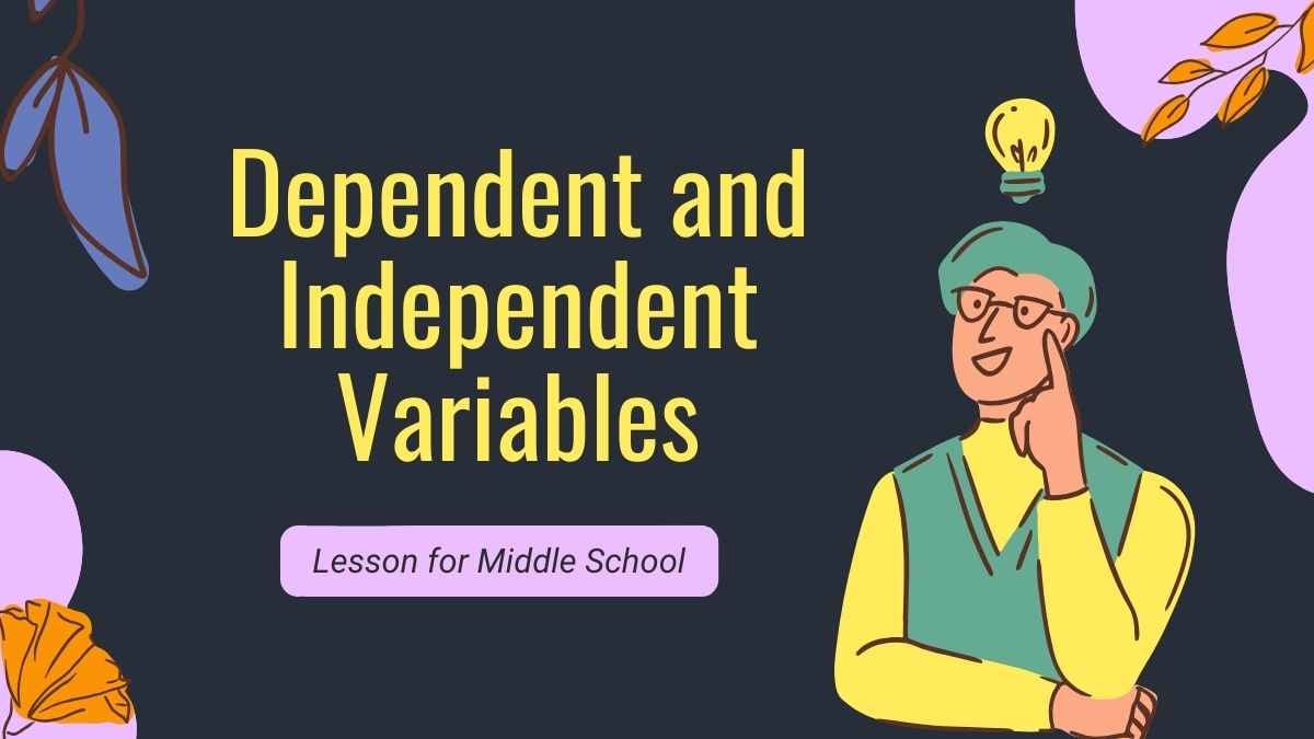 Dependent and Independent Variables Math Lesson for Middle School - slide 1