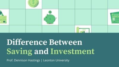 Difference Between Saving And Investment Slides 1