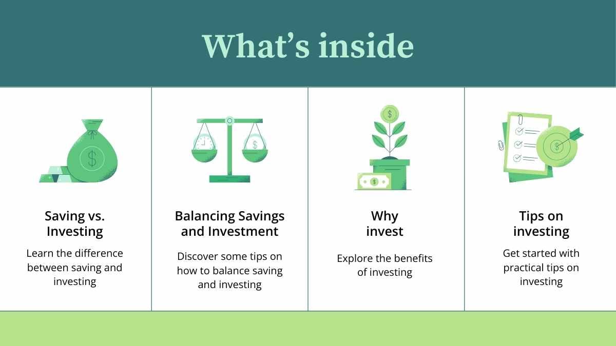 Difference Between Saving And Investment Slides - slide 2