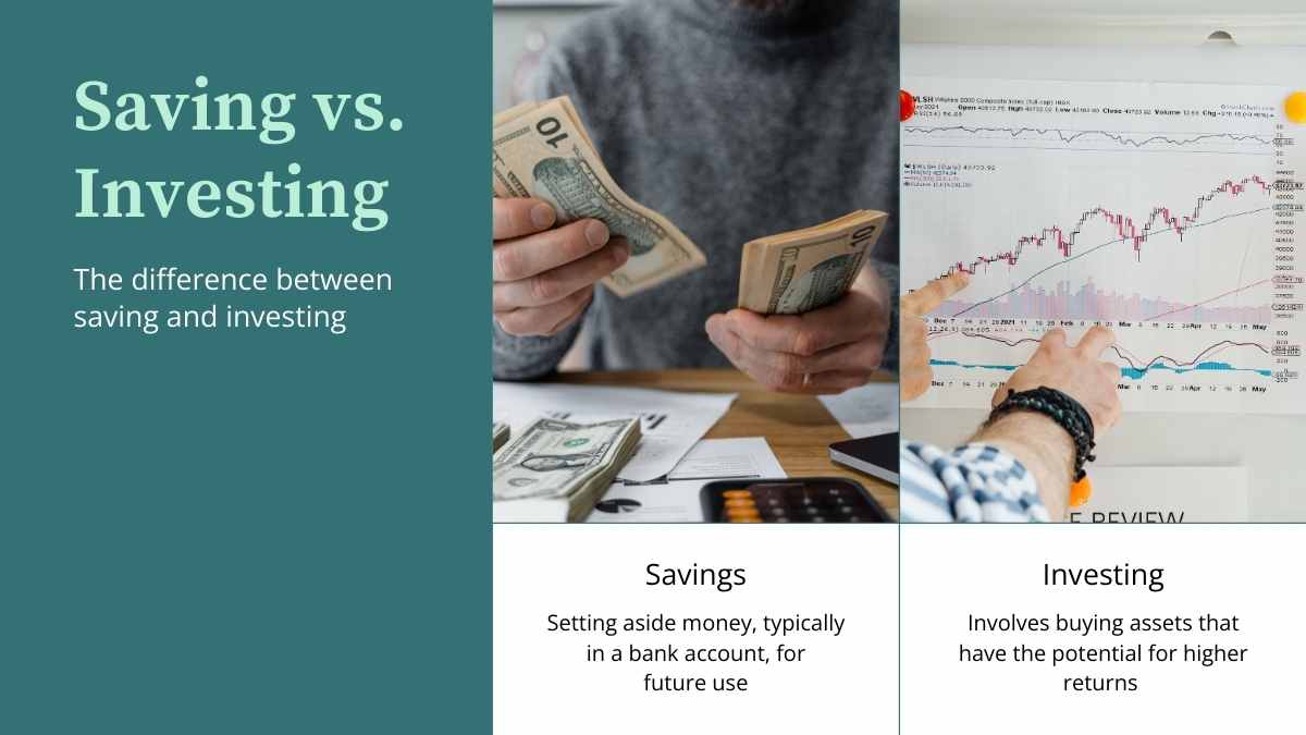 Difference Between Saving And Investment Slides - slide 4