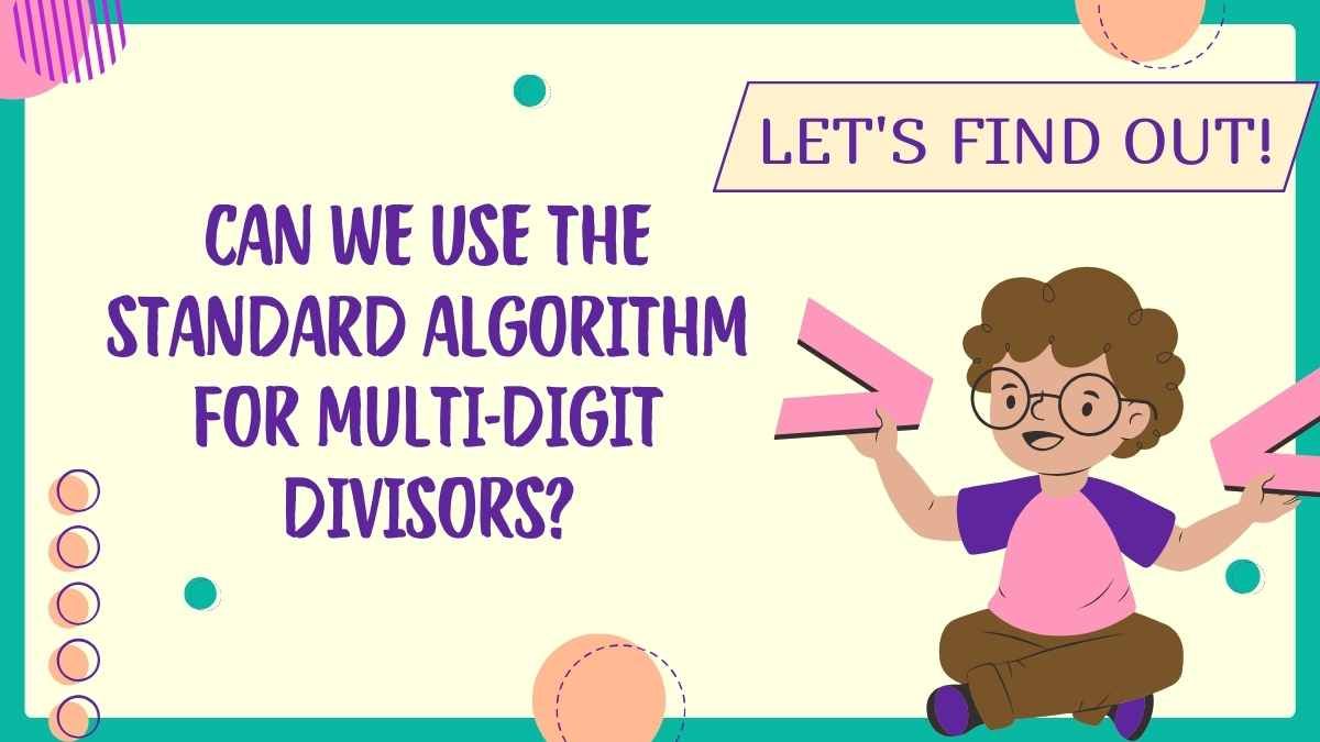 Division of Multi-Digit Numbers Math Lesson for Elementary - diapositiva 7