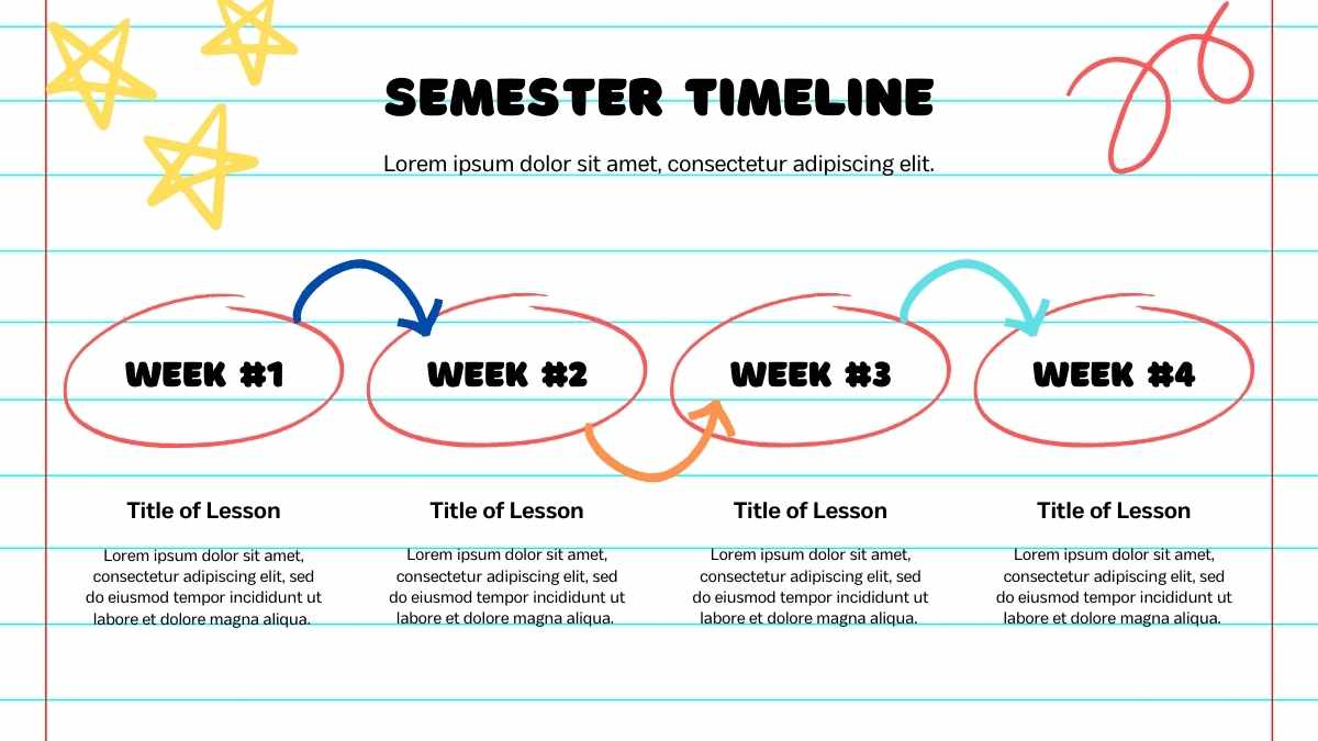 Doodle First Semester Lesson Plan Slides - slide 6