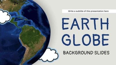 Slides Carnival Google Slides and PowerPoint Template Doodle Illustrated Earth Globe Background Slides 1