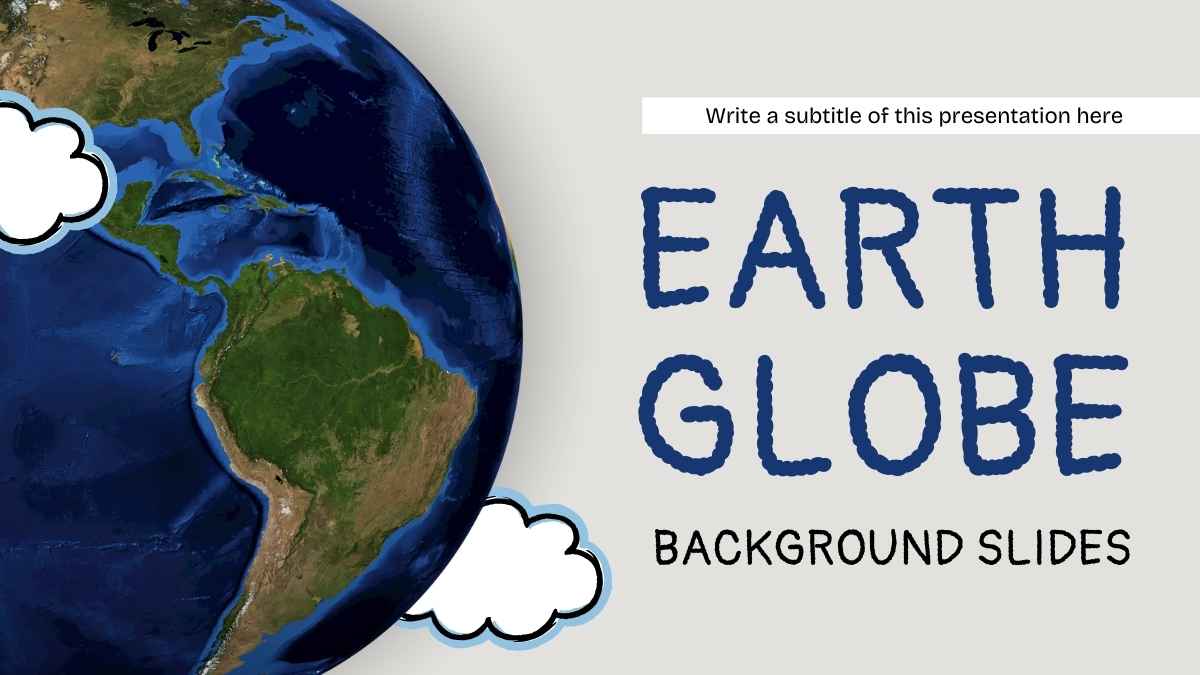 Earth Globe Background. Free PPT & Google Slides Template — SlidesCarnival