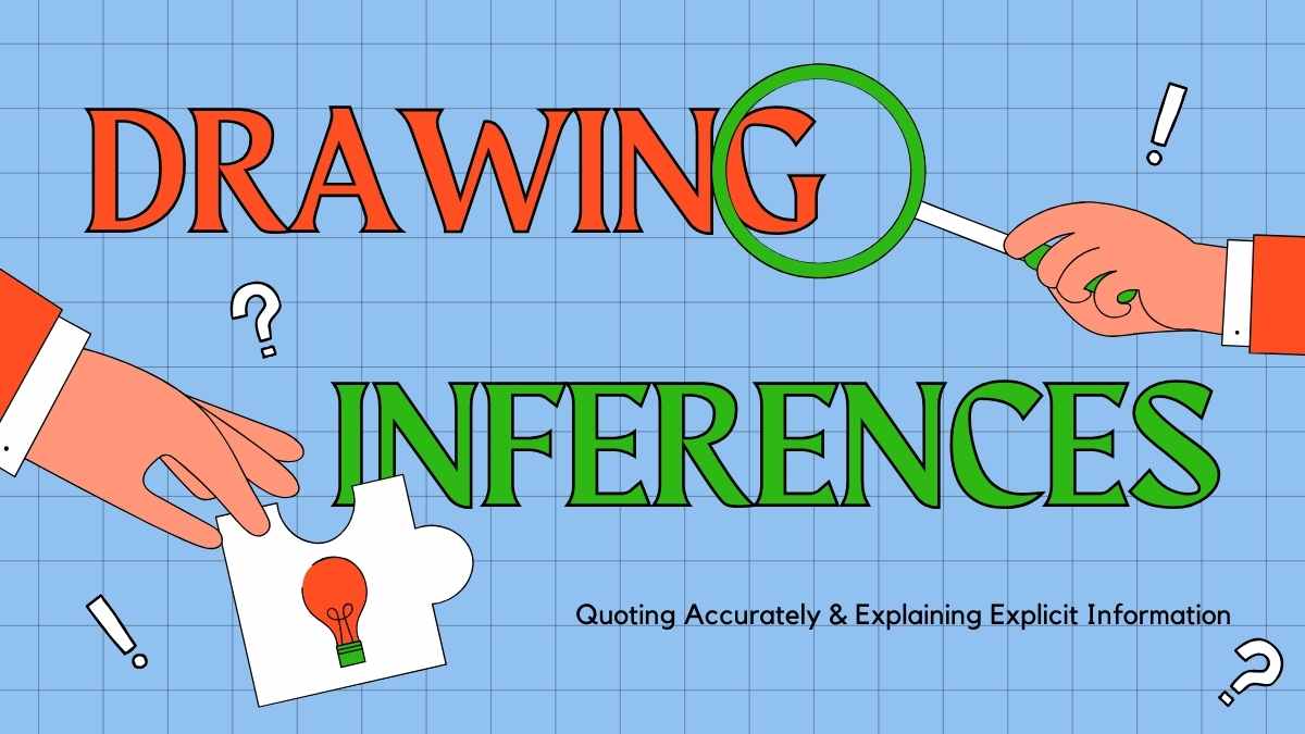 Drawing Inferences Lesson for Middle School - slide 1