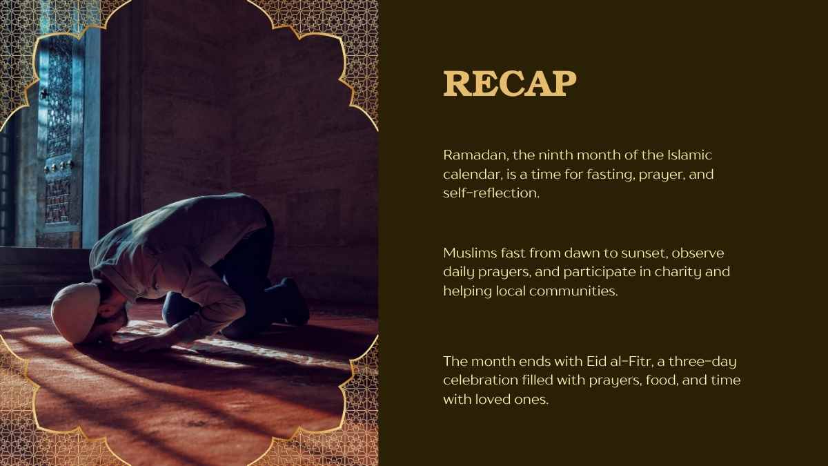 Elegant All About Ramadan Lesson Slides - slide 11