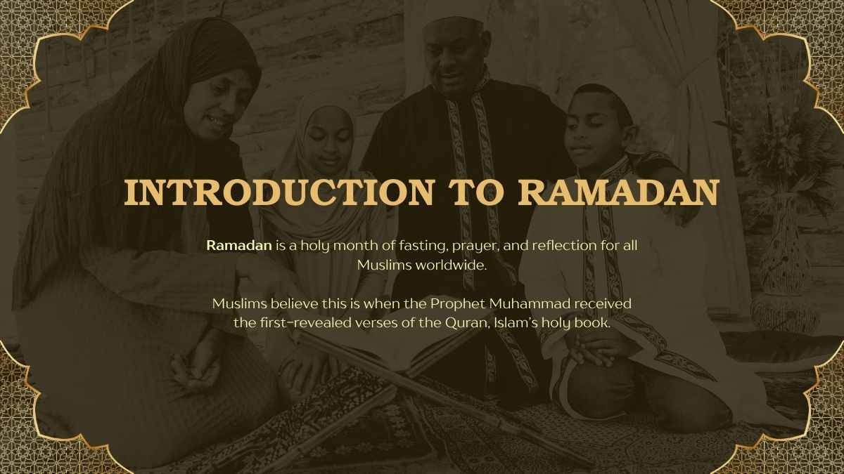 Elegant All About Ramadan Lesson Slides - slide 3