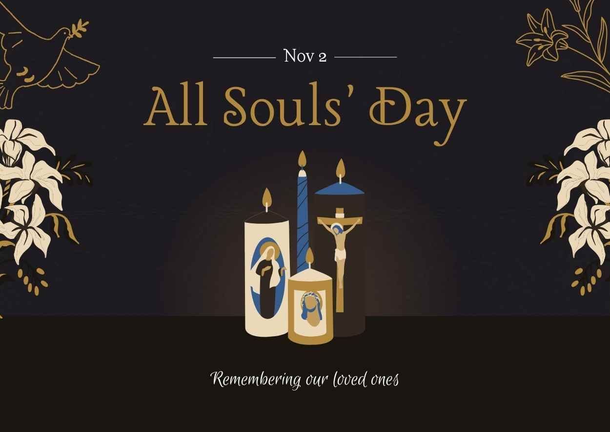 Elegant All Soul’s Day Flyer Poster - slide 3