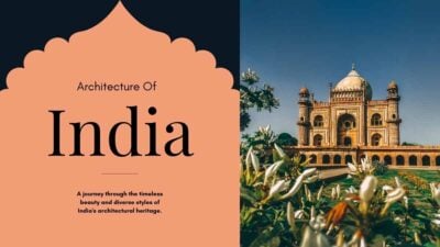 Elegant Architecture Of India Slides