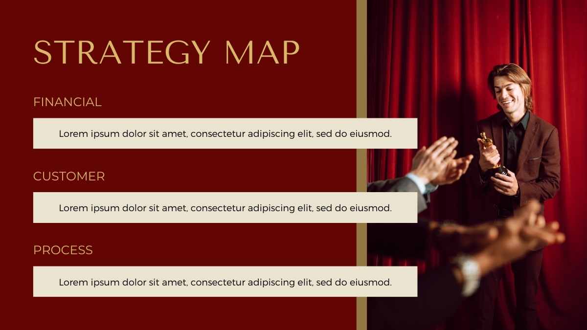 Red Elegant Award Ceremony Slides - slide 9